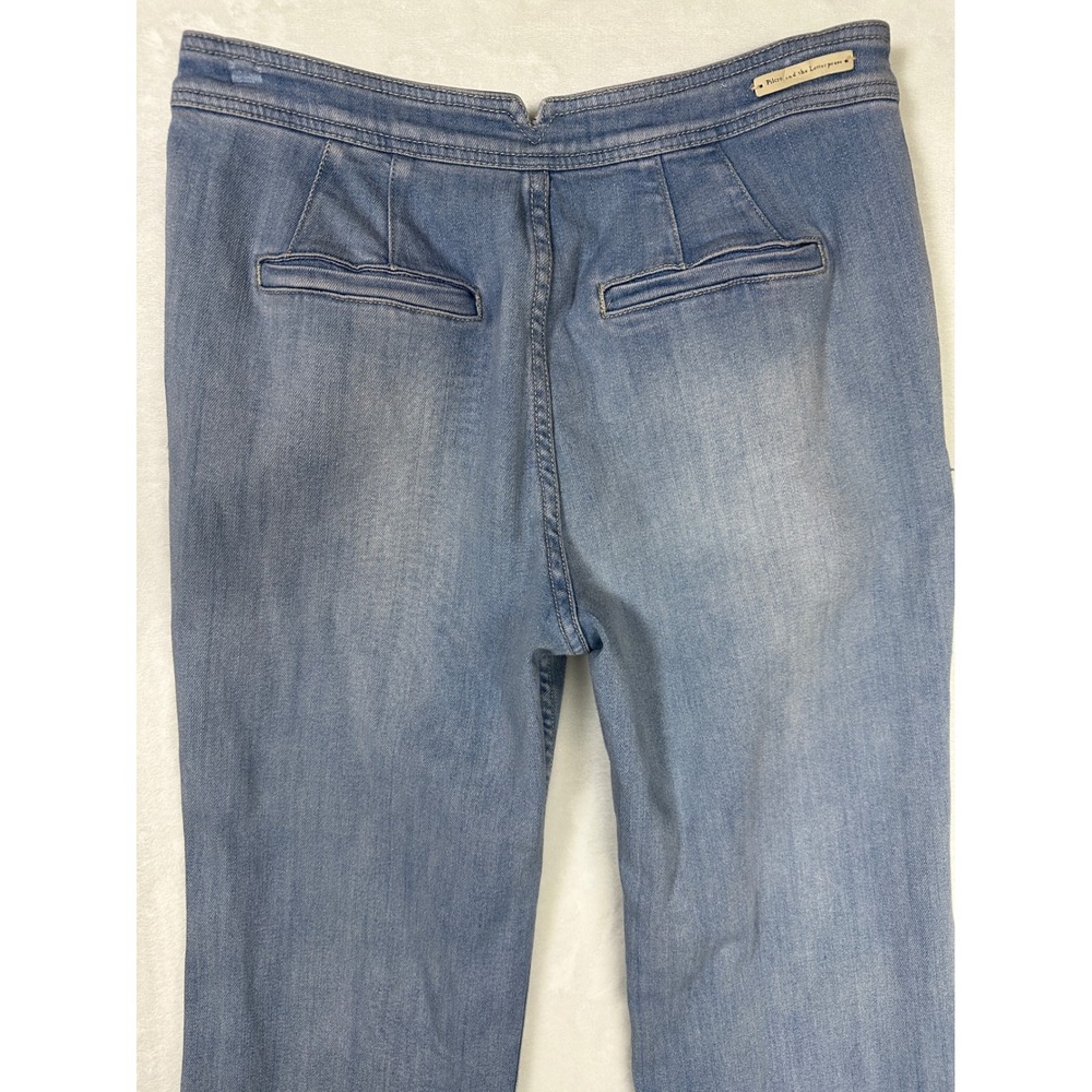 Pilcro and the Letterpress High Rise Bootcut Trouser Jeans Light Wash Size 29x31 - Picture 11 of 16